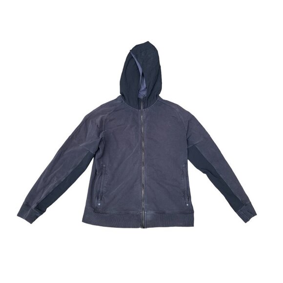 LULULEMON Mens Full Zip Black Hoodie Sweatshirt - Picture 2 of 7